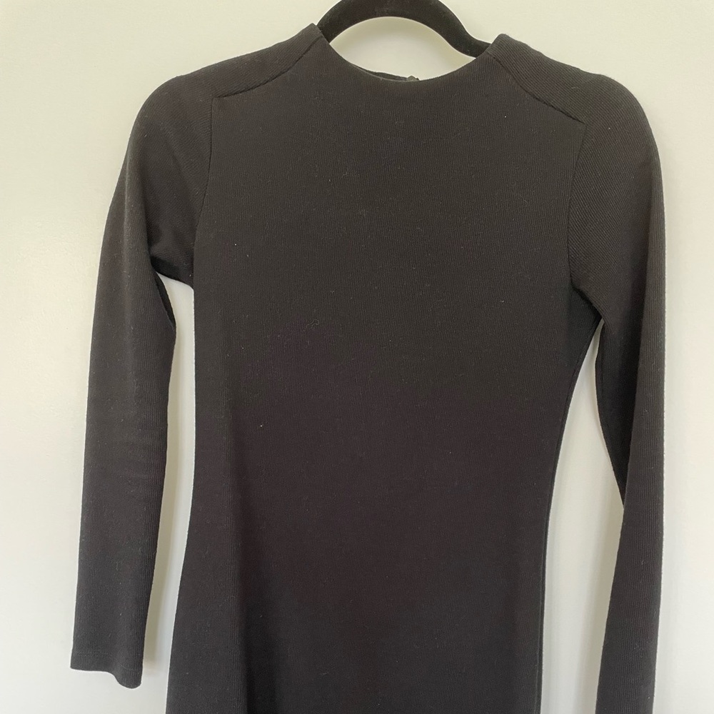 Fitted Long-Sleeve Zara Dress